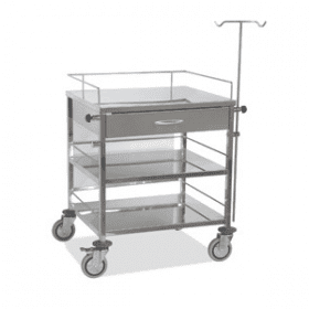 Carro de paradas INOX | Valdán Material Médico