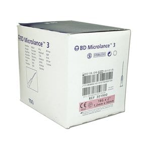 Agujas BD Microlance 18G 1 1/2" 1.2 x 40