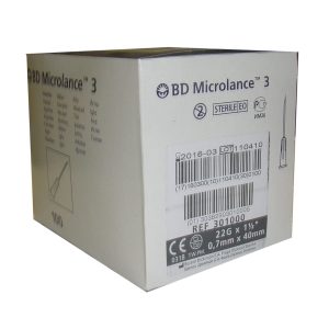 Agujas BD Microlance 22G 1 1/2" 0.7 x 40