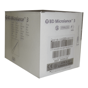 Agujas BD Microlance 27G 1/2" 0.4X13 caja 100 uds
