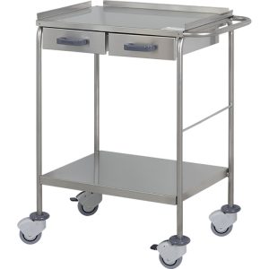 Carro de curas INOX 2 cajones