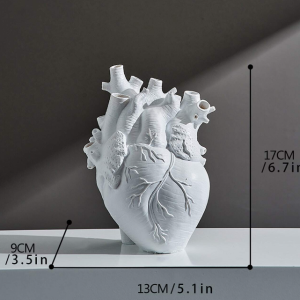 Corazón blanco de decoración - Imagen 2