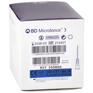Agujas BD Microlance 23G 1" 0.6X25