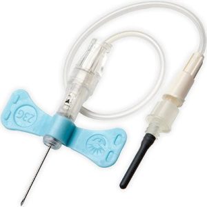 Palomita de seguridad VACUTAINER 23G 3/4 azul claro 50 unidades - Imagen 2