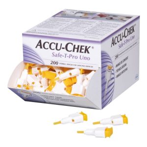 Lancetas de seguridad Accu-Chek Safe-T Pro 1 nivel de penetración