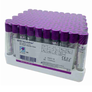 Tubo para extracción de sangre Vacutainer K2Edta