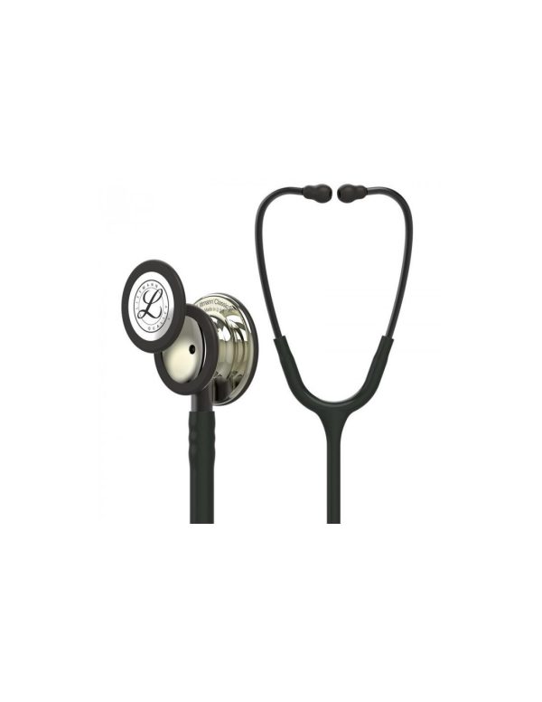 Fonendoscopio Littmann Classic III 5861 negro campana champán - Imagen 2