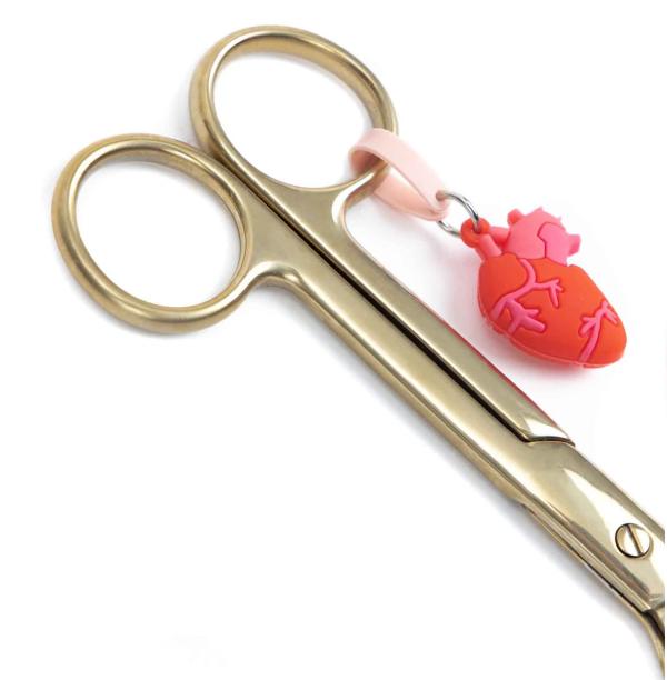 Tijeras doradas "Corazón" - Imagen 3