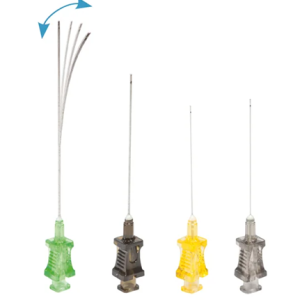 Kit micro cánula flexible + aguja para relleno facial